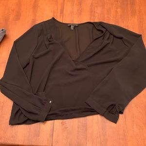 Forever 21 faux wrap top